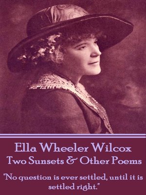 cover image of Two Sunsets & Other Poems